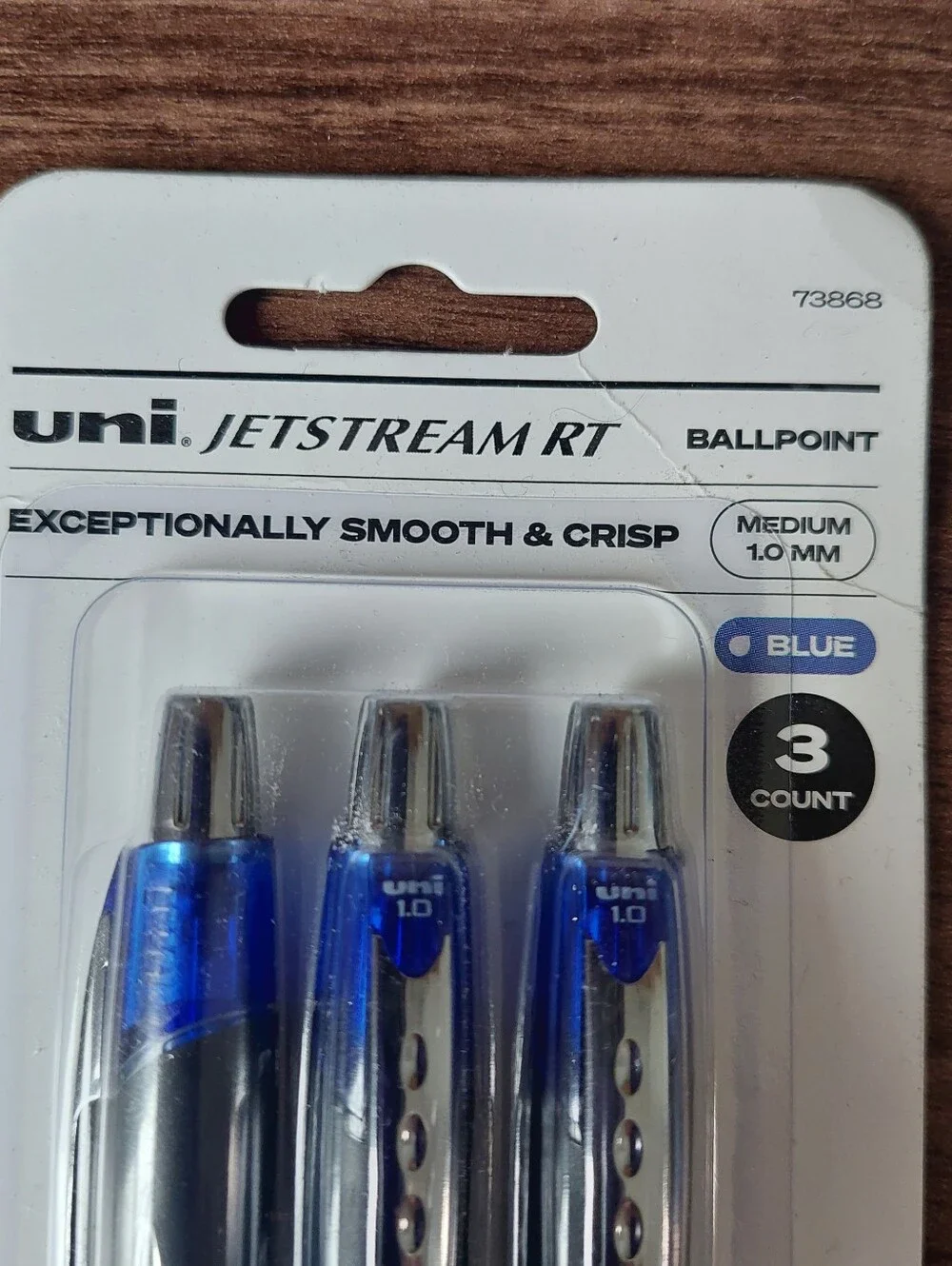 Uniball Uni Jetstream RT Ballpoint Pens Lot Of 2 Medium 1.0mm Blue 3 Count Each